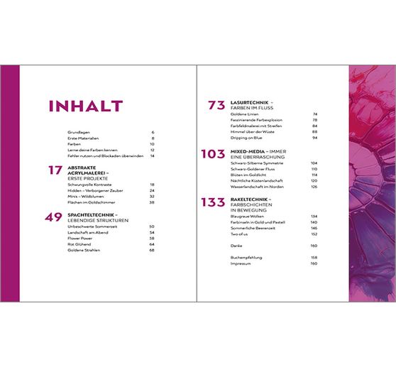 Boek "Abstrakte Acrylbilder - Schicht f&uuml;r Schicht"