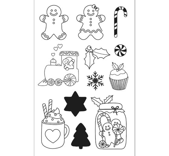 Silicone stamp "SChristmas Bakery"
