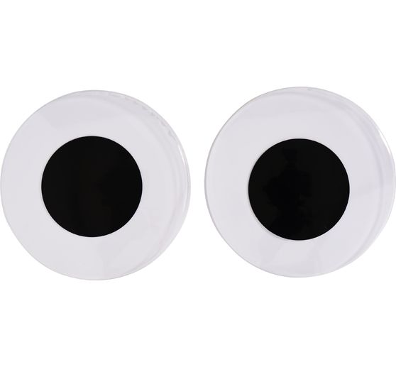 Wiggle eyes self-adhesive "XL", &Oslash; 75 mm