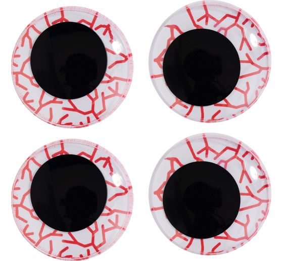 Wiggle eyes self-adhesive "Veins", &Oslash; 35 mm