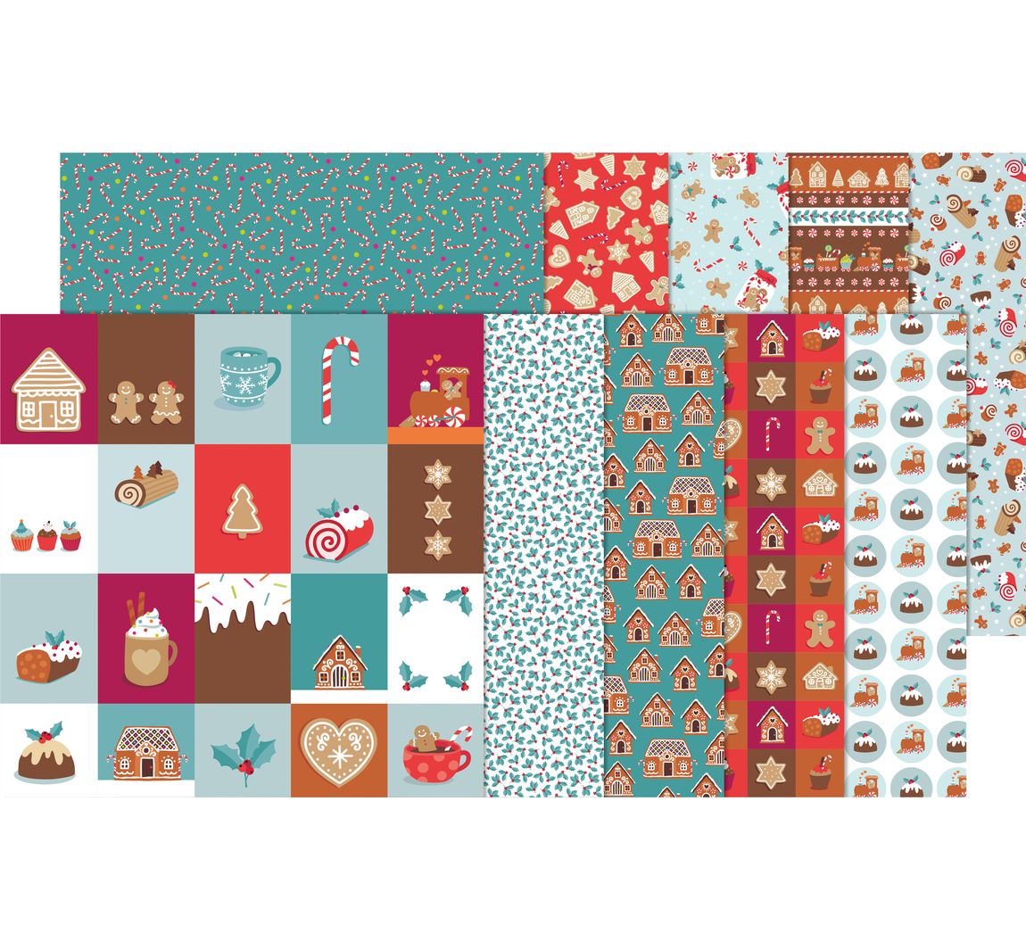 Papierset "Christmas Bakery"