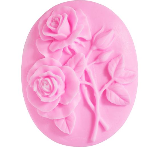 VBS Siliconen zeepgietvorm "Two Roses&rdquo;