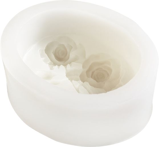 VBS Siliconen zeepgietvorm "Two Roses&rdquo;