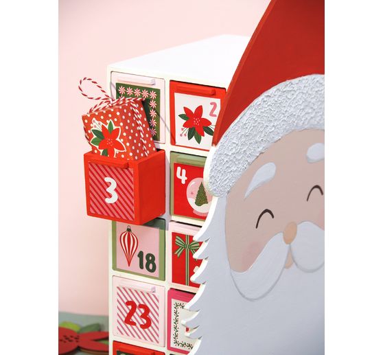 Sticker advent numbers "Santa Baby"