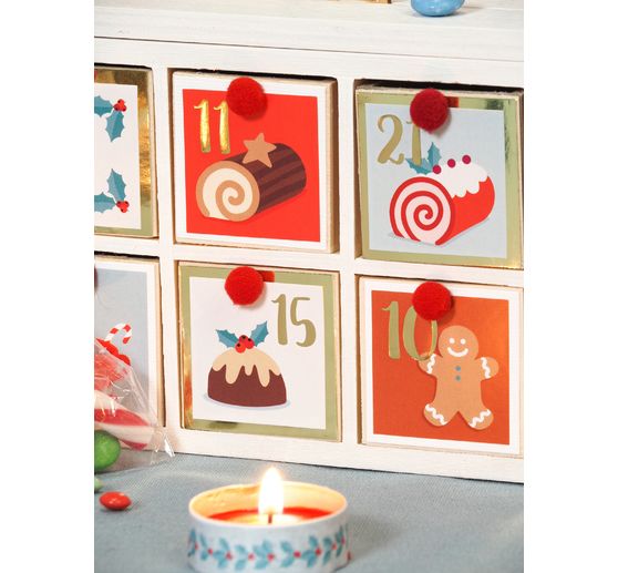 Sticker advent numbers "Christmas Bakery"