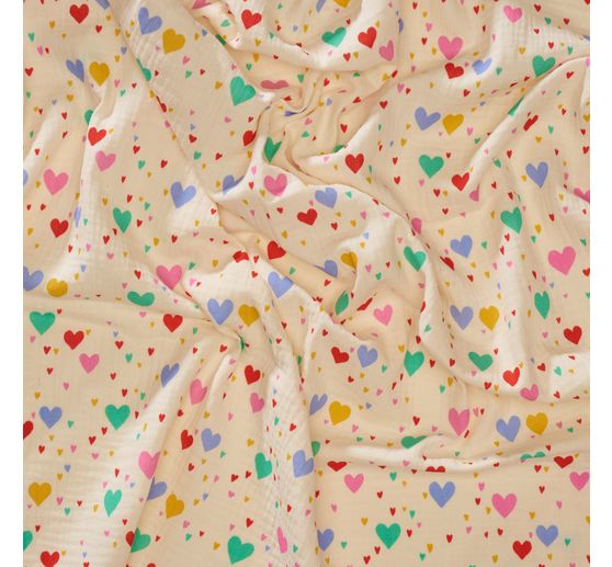 Muslin cotton fabric "Tiamo"