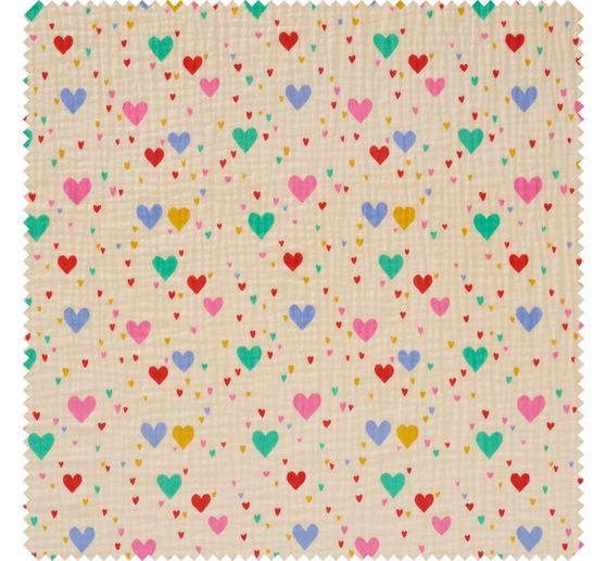 Muslin cotton fabric "Tiamo"