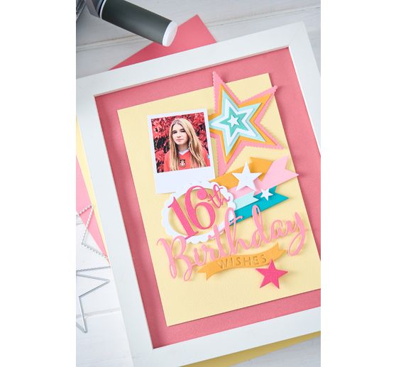 Sizzix Framelits Ponssjabloon "Stars"