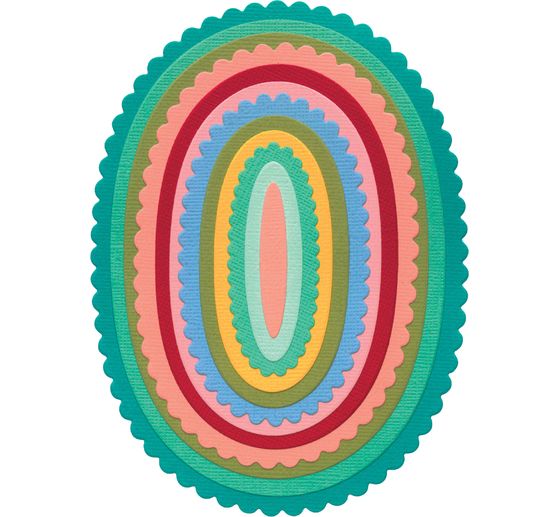 Sizzix Framelits Ponssjabloon "Fancy Ovals"