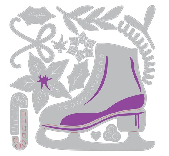 Sizzix Thinlits Ponssjabloon "On Ice"
