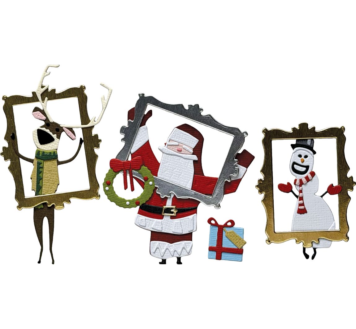 Sizzix Thinlits Ponssjabloon "Papercut Christmas by Tim Holtz"