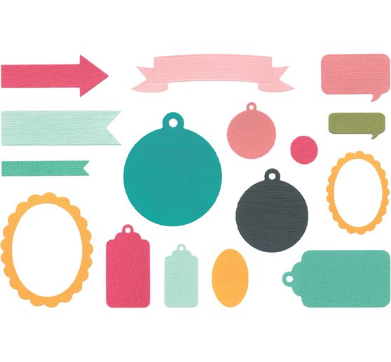 Sizzix Framelits Ponssjabloon "Banners, Tags & Labels"