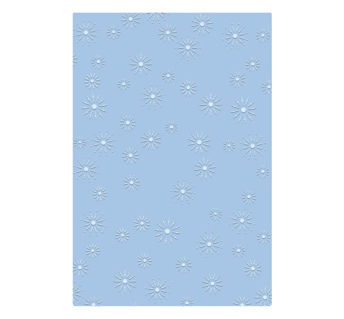 Sizzix A5 Embossing sjabloon "Sparkle Stars by Tim Holtz"