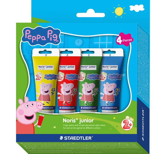 Noris junior Vingverf "Peppa Pig", 4 x 75 ml