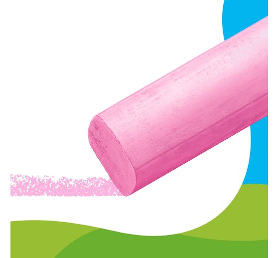 Noris junior stoepkrijt "Peppa Pig", 6 kleuren