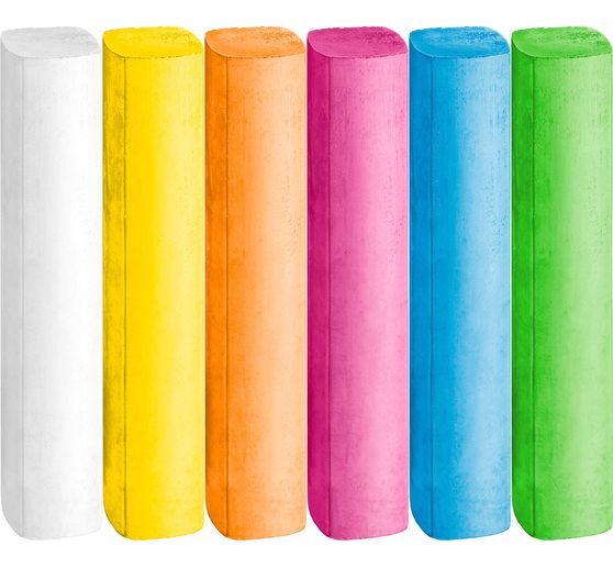 Noris junior stoepkrijt "Peppa Pig", 6 kleuren