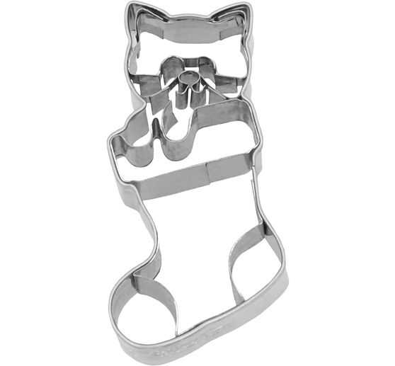 Cookie cutter "Cat in sock"