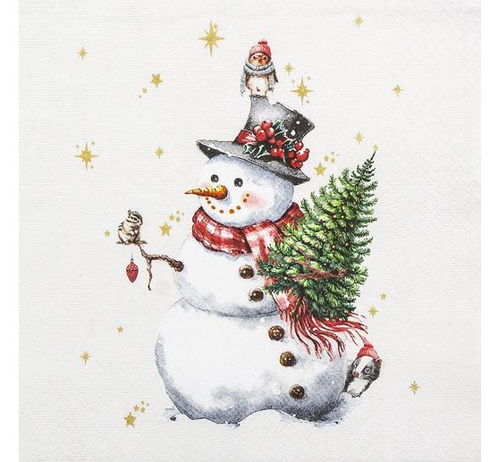 Servet "Cute Snowman"