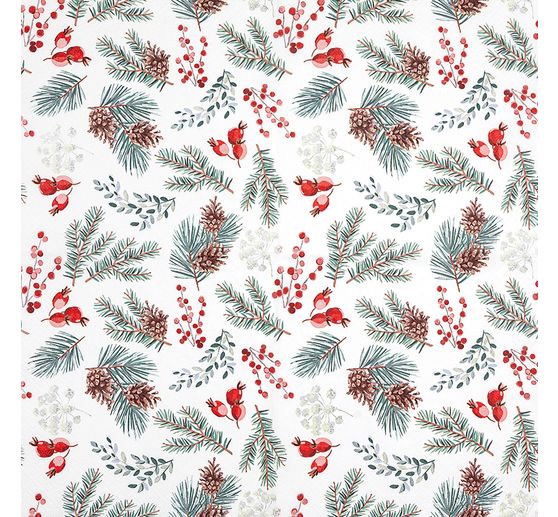 Servet "Winter Botanicals"