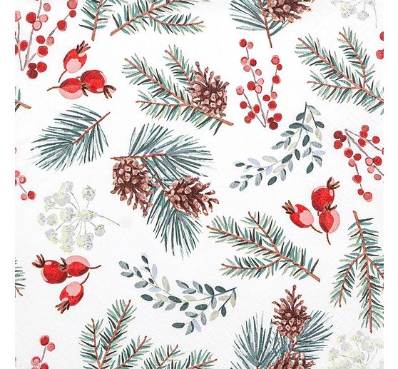 Servet "Winter Botanicals"
