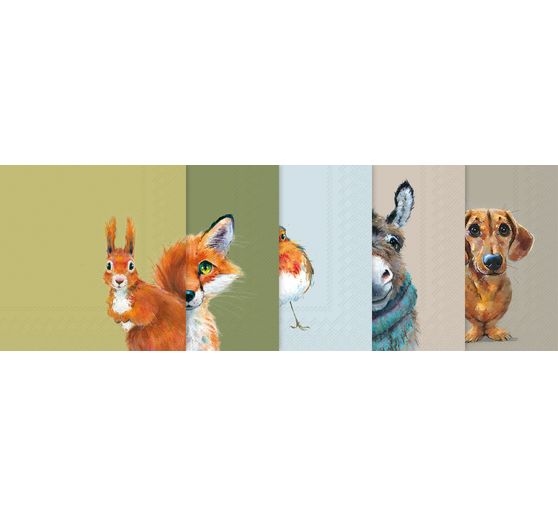 VBS Servettenset "Vrolijke Dierenbende 2.0"