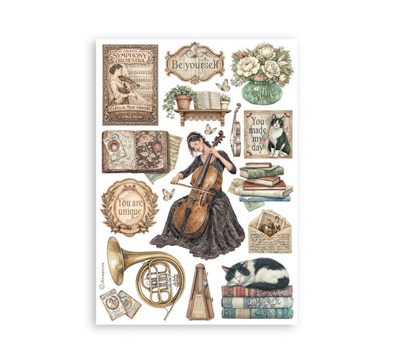 Stamperia Washi Pad "Symphony"