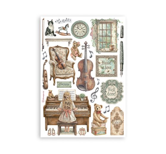 Stamperia Washi Pad "Symphony"
