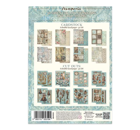 Stamperia A5 Junk Journal Focus Points "Symphony"
