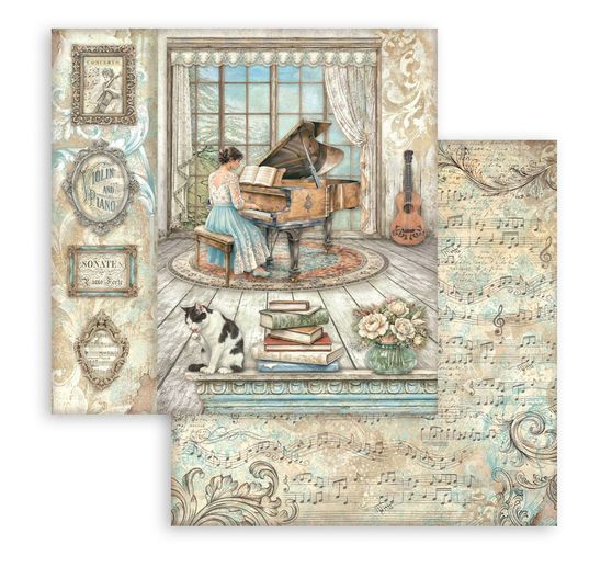 Stamperia Scrapbook blok "Symphony"