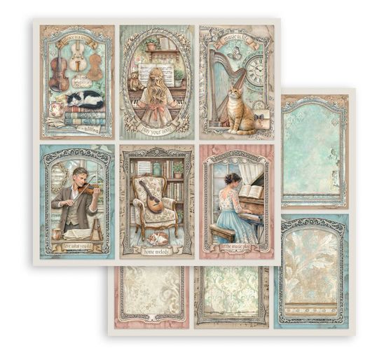 Stamperia Scrapbook blok "Symphony"