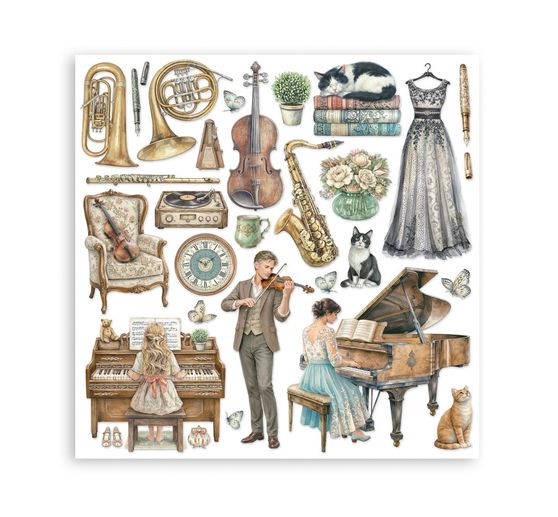 Stamperia Scrapbook blok "Symphony"