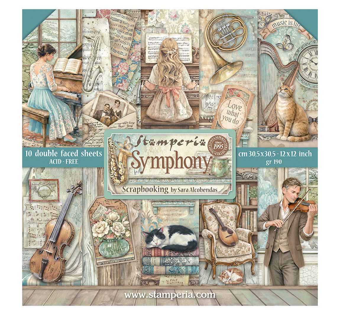 Stamperia Scrapbook blok "Symphony"