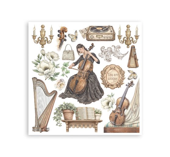 Stamperia Rub On assortiment "Symphony"