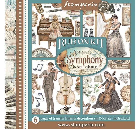 Stamperia Rub On assortiment "Symphony"