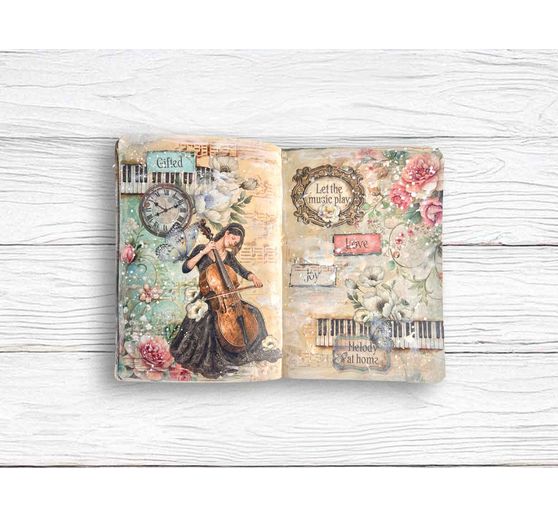 Stamperia Scrapbook blok "Symphony Backgrounds"
