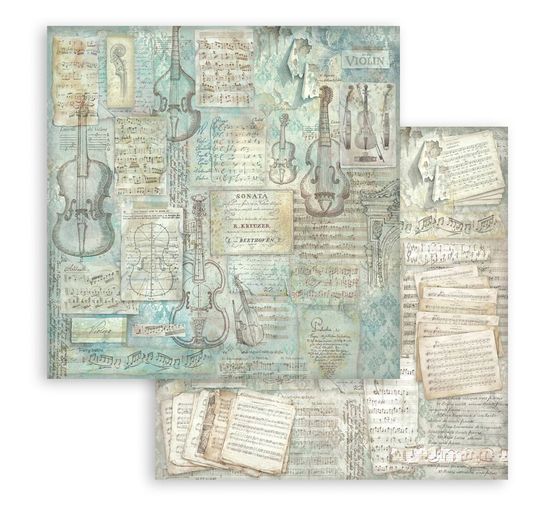 Stamperia Scrapbook blok "Symphony Backgrounds"