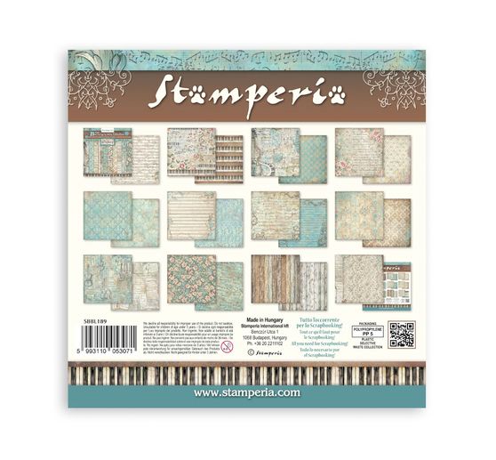 Stamperia Scrapbook blok "Symphony Backgrounds"