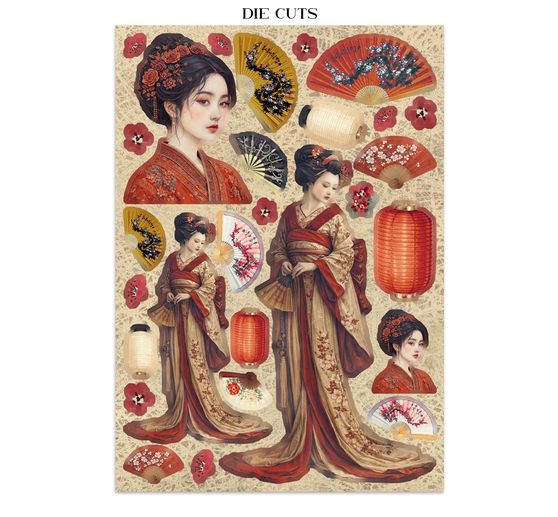 Stamperia A5 Junk Journal Focus Points "Oriental Garden"