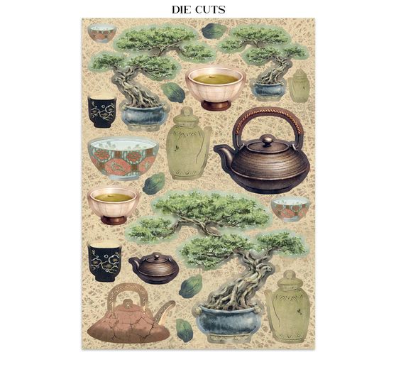 Stamperia A5 Junk Journal Focus Points "Oriental Garden"
