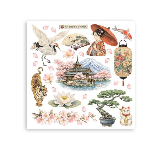 Stamperia Rub On assortment "Oriental Garden"