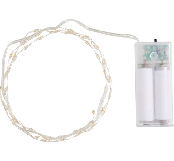 Micro-LED-lichtsnoer, met timer, 60 LED's