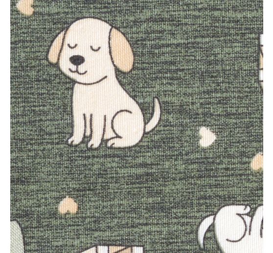 Decoratieve stof linnen optiek "Doggy"