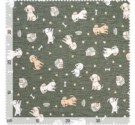 Decoratieve stof linnen optiek "Doggy"