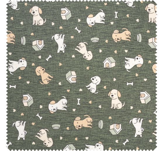 Decoratieve stof linnen optiek "Doggy"