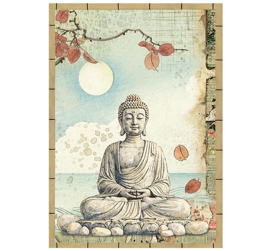 Stamperia Motief strozijde assortiment "Oriental Garden", DIN A6, set van 8