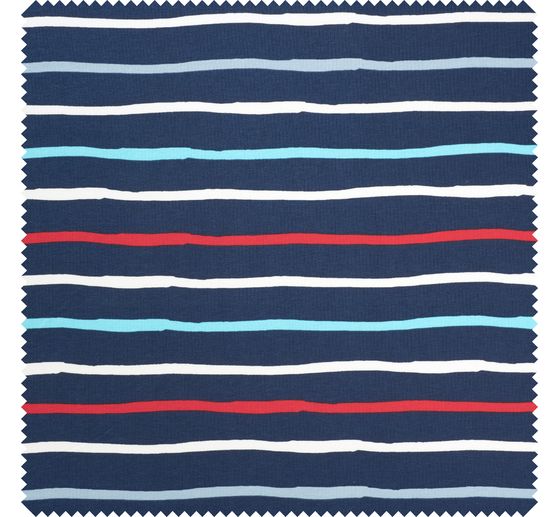 Sweat fabric "Denim stripes"
