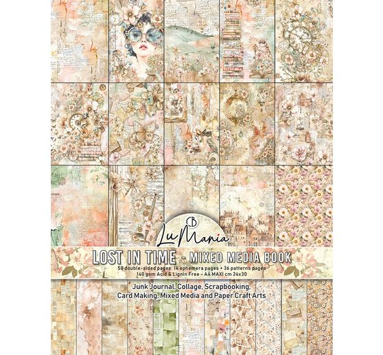 Ciao Bella Mixed Media Book "Lost in Time"