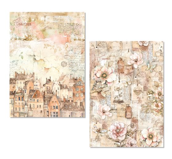 Ciao Bella Motif straw silk assortment "Lost in Time", set of 8