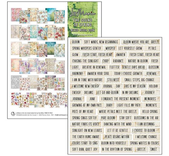Ciao Bella Mixed Media Book "The Sound of Spring"