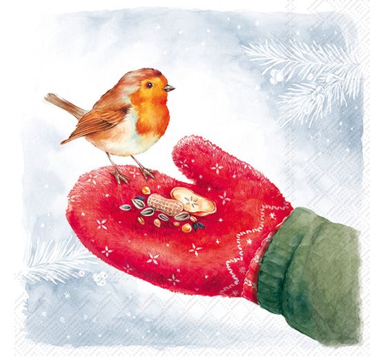 Servet "Feeding Robin"